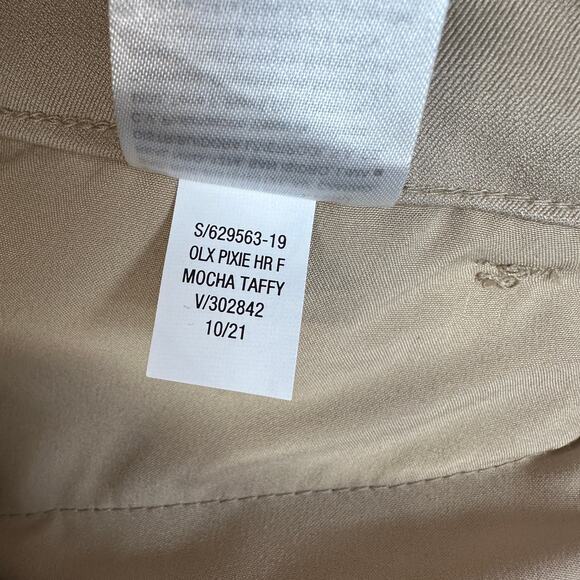 Old Navy Pants Womens Size 16 Mocha Taffy High Rise Pixie Secret Smooth Pockets - Picture 7 of 14